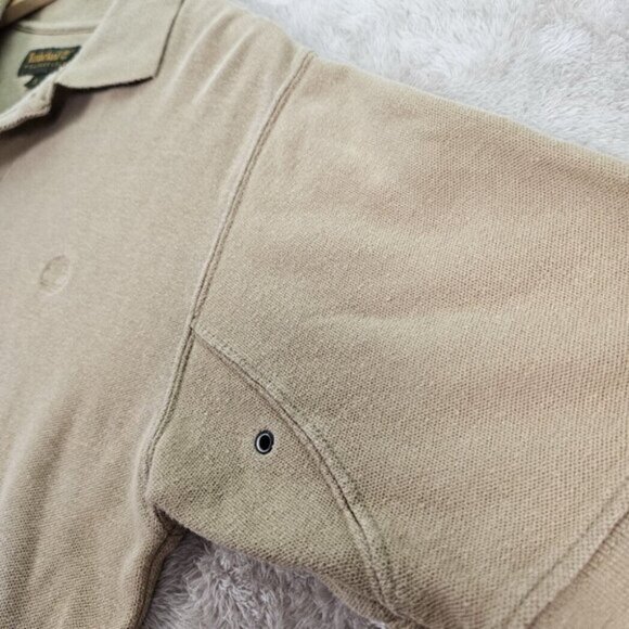 Timberland Weathergear Polo Shirt Logo Golf Short Sleeve (Measurement Photos) - Picture 3 of 10